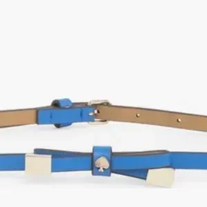 kate spade | Accessories | Newkate Spade 8mm Blue Bow Belt 